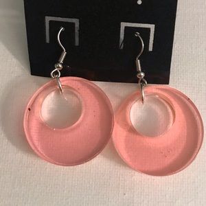 Homemade resin earrings